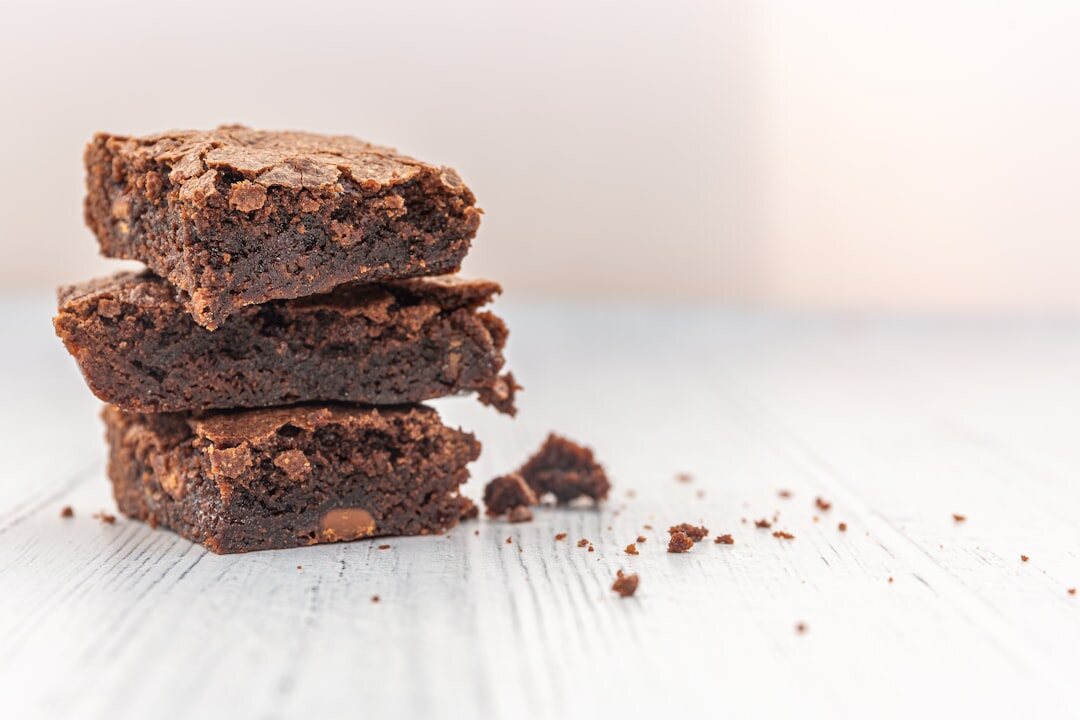 fresh baked brownies