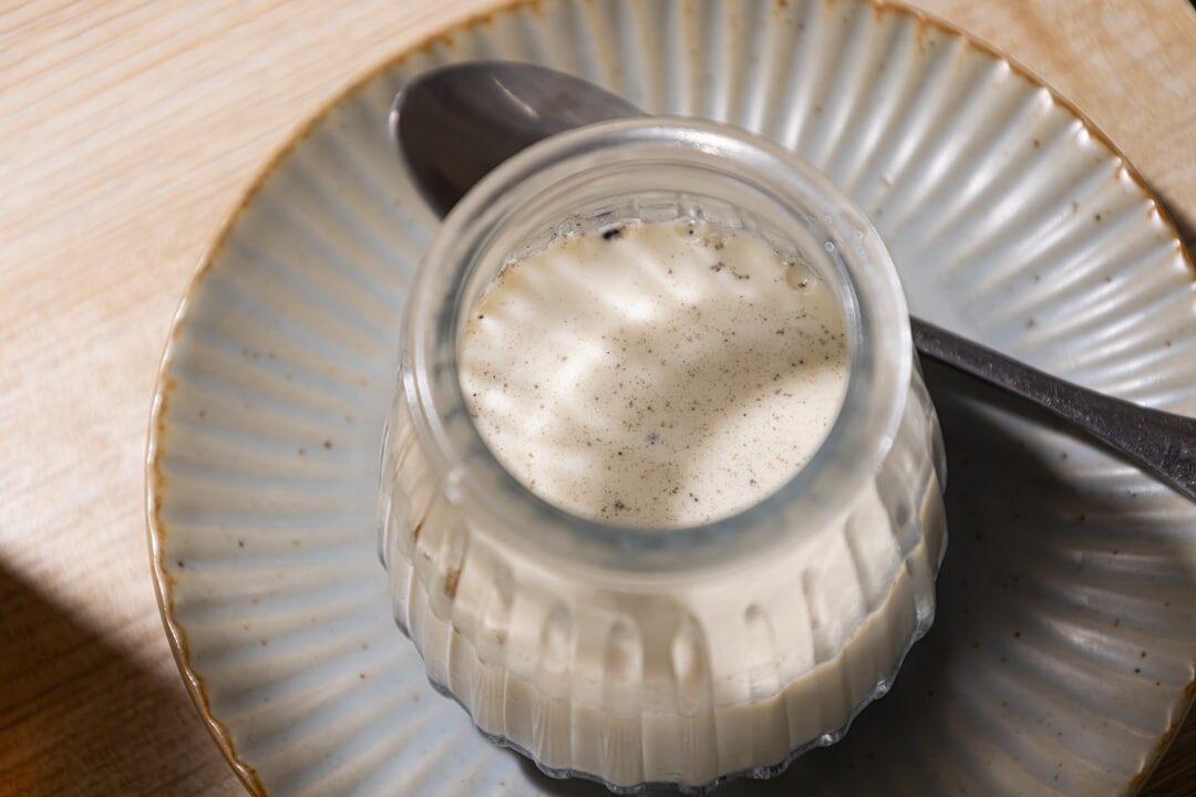 vanilla pudding dessert